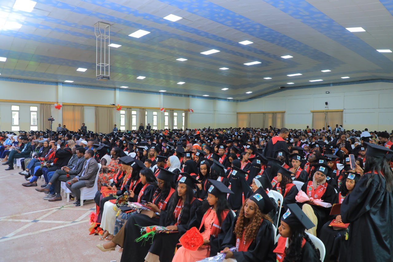 Graduates and guests gathered in the Golden State College graduation hall